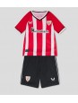 Otroški Nogometna dresi replika Athletic Bilbao Domači 2023-24 Kratek rokav (+ hlače)